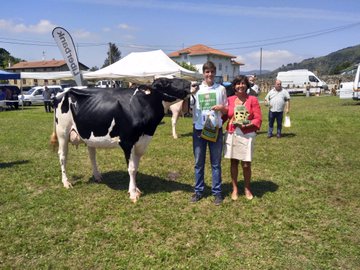 ‘Toscana’,Gran Campeona y Mejor Ubre del XXV Concurso de Ganado Frisón de Carriedo